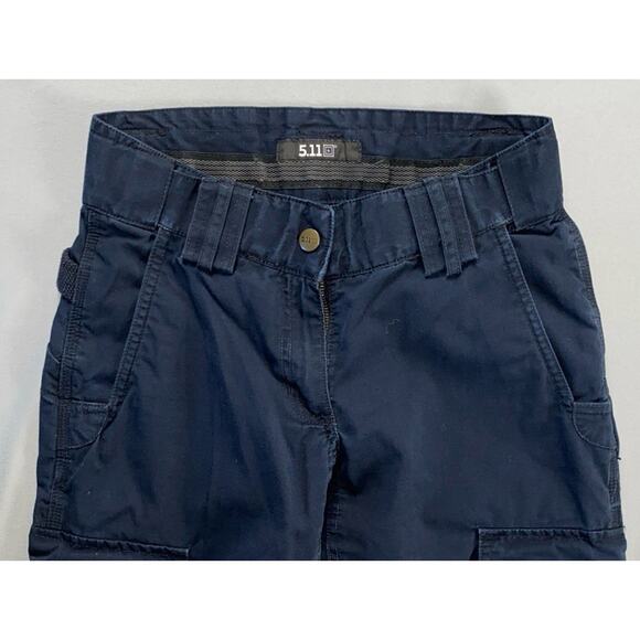 5.11 Tactical Women's Thick Canvas Cargo Bush, Work Pants. Perfectly Faded, 2R. - Picture 6 of 9